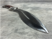 Rare BEN NEVIS Custom Handmade 13-1/4" Burl Wood D2 Steel Dagger Knife with Sheath