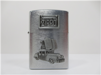 ZIPPO CAR EMBLEM & Bradford PA Key Chain Lighter Gift Set in Tin (Zippo, 1998)  