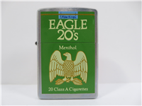 EAGLE 20's Vintage Cigarette Pack Design Brushed Chrome Lighter (Zippo, 2000)