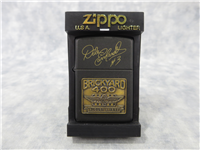 BRICKYARD 400 INDIANAPOLIS MOTOR SPEEDWAY Matte Black Jeff Gordon #24 Signature Lighter with Emblem in Collectors Tin (Zippo, 1994)  