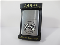 GOODYEAR RACING FLAGS Brushed Chrome Lighter (Zippo, 1997)