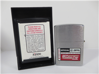 NASCAR WINSTON CUP SERIES Brushed Chrome Double-Sided Lighter (Zippo, 1997)