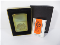 1932-1992 ZIPPO 60TH ANNIVERSARY Brass Laser Engraved Lighter (Zippo, 1992)