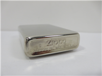 60TH ANNIVERSARY White Nickel Lighter with Pewter Emblem in Collectors Tin (Zippo, 1992)  