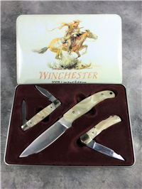 2005 WINCHESTER Limited Edition Mother of Pearl 3-Knife Set