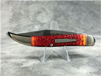 REMINGTON NEW TANG Red Orange Jigged 5" Toothpick Bullet Knife