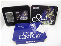 OUR CENTURY Last Zippo Collectible of the 20th Century - Lighter in Collectors Tin (Zippo, 1999)  