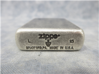 ANTIQUE SILVER PLATE Armor Case Lighter (Zippo, 28973, 2015)