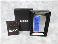ZIPPO LOGO Special Design Scallop Laser Engraved Polished Chrome Lighter (Zippo, 28658, 2014)