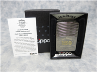  JACK DANIEL'S 150TH ANNIVERSARY Black Ice Armor Case Lighter (Zippo, 29189, 2016)