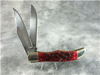 MARBLE'S QUALITY KNIVES MR129 Red Jigged Bone Folding Hunter Knife *Discontinued*
