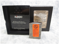 100 Years Of JOHN WAYNE Black Ice 2839/5000 Collector Edition Lighter (Zippo, 24090, 2006)