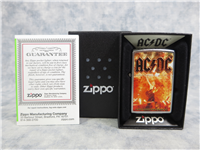 AC/DC Fire Guitarist Street Chrome Lighter (Zippo, 28454, 2013)