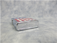 MADE IN USA/AMERICAN FLAG Brushed Chrome Lighter (Zippo, 1996)