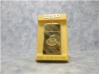 MACK TRUCKS Bulldog Advertising Logo Gold Slim Lighter (Zippo, 1976)