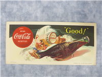 1953 Sprite Boy & Coke Bottle Lithograph Coca-Cola Ink Blotter
