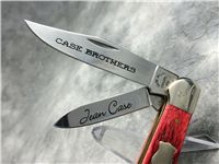 2003 CASE BROS 6249 SS Limited Ed *JEAN CASE* Old Red Jig Bone Copperhead Knife