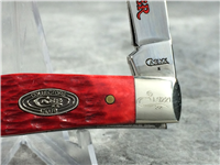 2009 CASE XX 62032 SS *Annual Club Knife Regular Member* Red Jig Bone Medium Texas Jack Knife