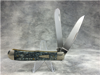2006 CASE XX 6254 SS Black Chipped Arrowhead Smooth Bone Trapper Knife