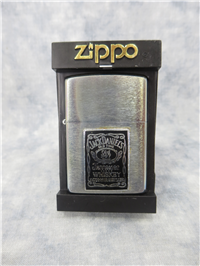 JACK DANIELS LOGO Emblem Brushed Chrome Lighter (Zippo, 1992)