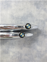 BWM Braided Silver Customer Loyality Ball Point Pen & Pencil Set