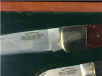 REMINGTON Sportsman Series Commemorative 3 Knife Set in Wood Presentation Box