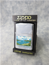 HANAUMA BAY, HAWAII Polished Chrome Lighter (Zippo, 1990)