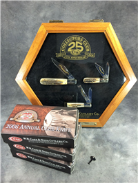 2006 CASE XX Case Collectors Club Limited Edition 25th Anniversary Knife Showcase