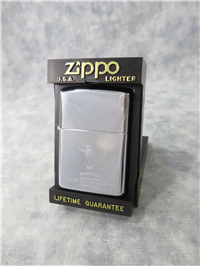 KING KAMEHAMEHA/HAWAII Laser Engraved Polished Chrome Lighter (Zippo, 1993)