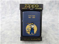 CIVIL WAR/PETTY OFFICER/UNION ARMY Matte Navy Blue Lighter (Zippo, 1995)
