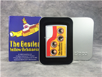 THE BEATLES YELLOW SUBMARINE Satin Chrome Lighter (Zippo 205YS.525, 2000)  