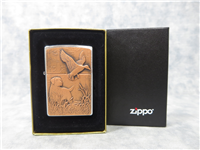 BIRD DOG Copper Emblem Brushed Chrome Lighter (Zippo, #20880, 2005)  