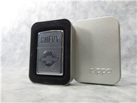 CHEVY LOGO/GENUINE CHEVROLET Laser Engraved Polished Chrome Lighter (Zippo, 2004)  