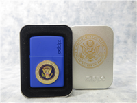SEAL OF THE PRESIDENT OF THE UNITED STATES Emblem Matte Blue Lighter (Zippo, 2004)  
