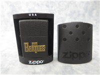 THE BEATLES Brass Emblem Black Crackle Lighter (Zippo, Collectors Edition, 236BTL.502, 1997)  