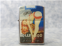 CAMEL Hollywood/Pinup Girl Ultralite Chip Street Chrome Lighter (Zippo, 2005)