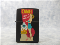 CAMEL Cool! Mild! Pinup Girl Matte Black Lighter (Zippo, CZ159, 1997)