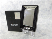 PLAYBOY VERTICAL Laser Engraved Polished Chrome Lighter (Zippo, 250PB.105, 2001)