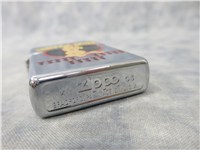 HEAVY DATE Nose Art Pinup Girl Polished Chrome Lighter (Zippo, 2003)