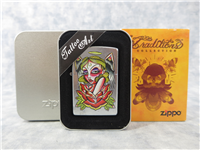 EVIL ANGEL Tattoo Art Street Chrome Lighter (Zippo, 24071, 2006)