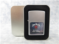 JIM BEAM/THE WORLD'S FINEST BOURBON Satin Chrome Lighter (Zippo, 2006)