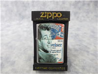 DEAN MARTIN/BUDWEISER Ultralite Chip Street Chrome Lighter (Zippo, 2006)