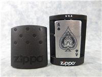 Trevco ACE PLAYING CARD Brushed Chrome Lighter (Zippo, 2005)