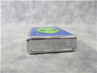 A.A.D.L.P. ALIEN FACE Brushed Chrome Lighter (Zippo, 1997)