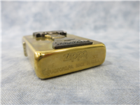 CHAMPAGNE BOTTLE 3D Emblem Surprise Brass Lighter (Zippo, 254BBS.B150, 1996)