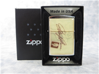 MARILYN MONROE Signature Polished Chrome Lighter with Chip (Zippo, 1996)