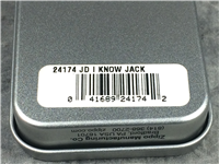 JACK DANIELS No. 7 I KNOW JACK Street Chrome Lighter (Zippo 24174, 2007)
