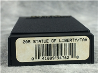 STATUE OF LIBERTY / TAX Emblem Black Matte Lighter (Zippo 205, 2010)