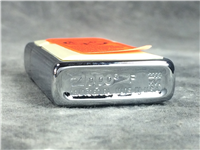 DOLPHINS SCRIMSHAW Ultralite Slim Polished Brass Lighter (Zippo 1670 SL, 2000)