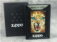 LEOPARD Color Print Black Ice Lighter (Zippo 28276, 2012) Sealed Mint